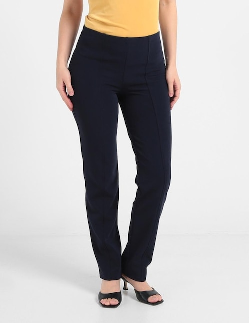 PANTALON RELAJADO LA M, M, AZUL MARINO