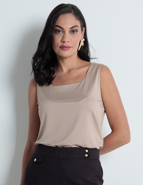 Top escote cuadrado tirante ancho 1