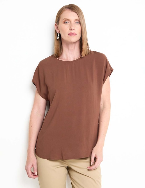 Blusa manga corta para mujer 1