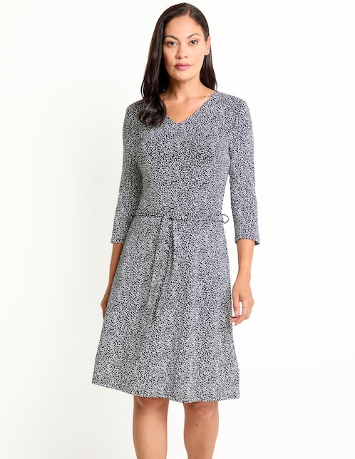 Vestido a la rodilla casual para mujer 1