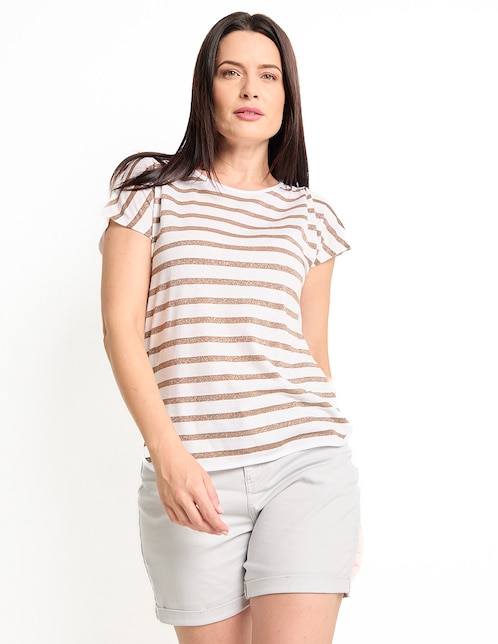 Blusa manga corta para mujer 1