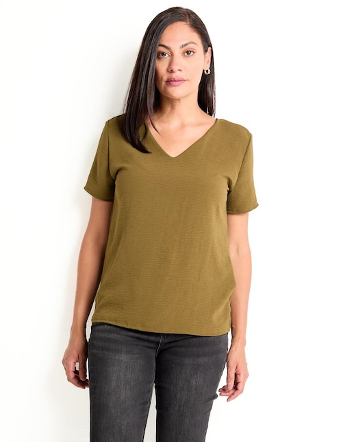 Blusa manga corta para mujer 1