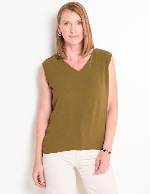 Blusa manga corta para mujer 1