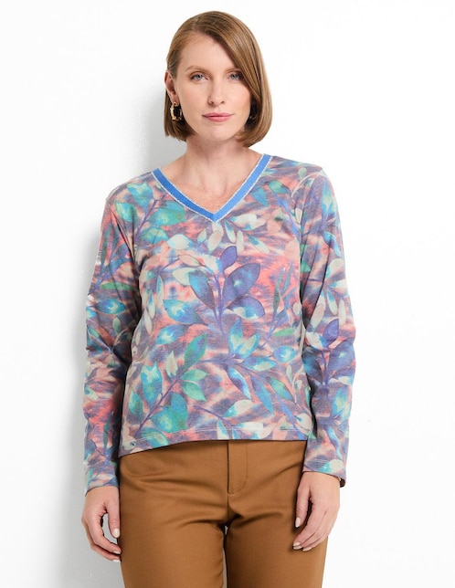 Blusa manga larga para mujer 1