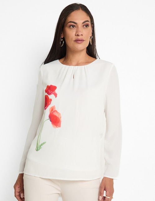 Blusa manga larga para mujer 1