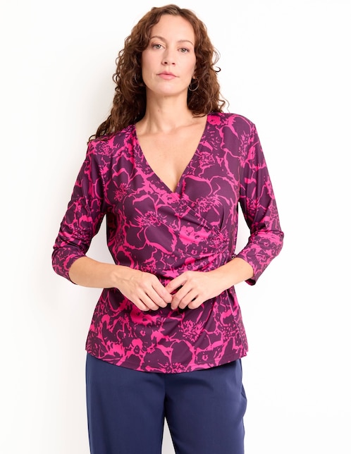Blusa manga 3/4 para mujer 1