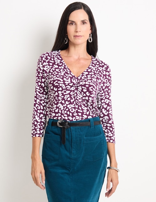 Blusa manga 3/4 para mujer 1
