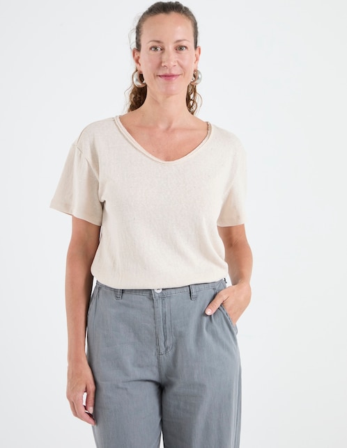 Blusa manga corta para mujer 1