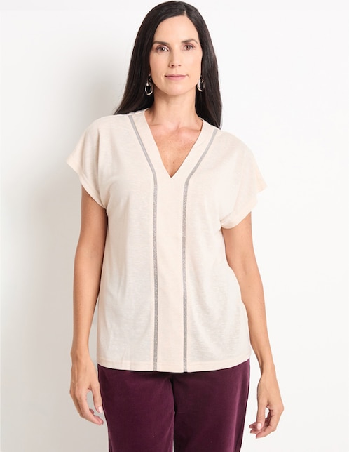 Blusa manga corta para mujer 1