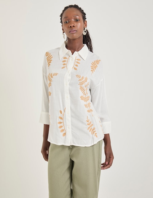 Blusa manga 3/4 para mujer 1