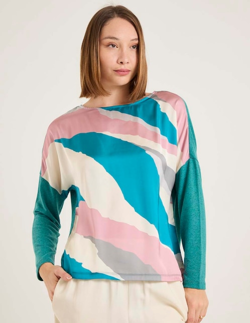 Blusa manga larga para mujer 1