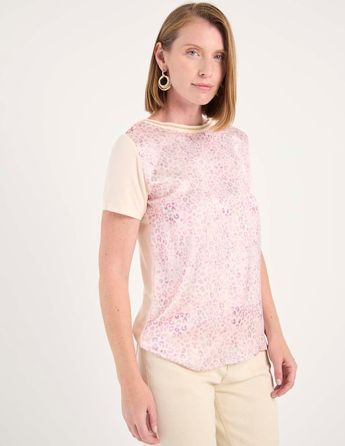 Blusa manga corta para mujer 1