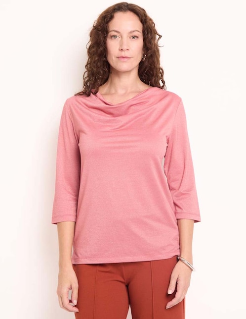 Blusa manga 3/4 para mujer 1