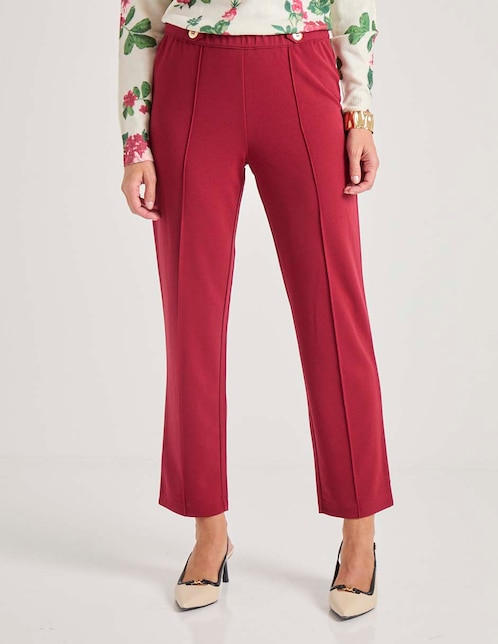 Pantalón de vestir straight para mujer 1