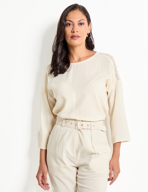 Blusa manga 3/4 para mujer 1