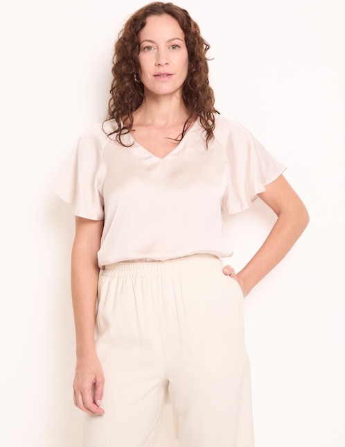 Blusa manga corta para mujer 1