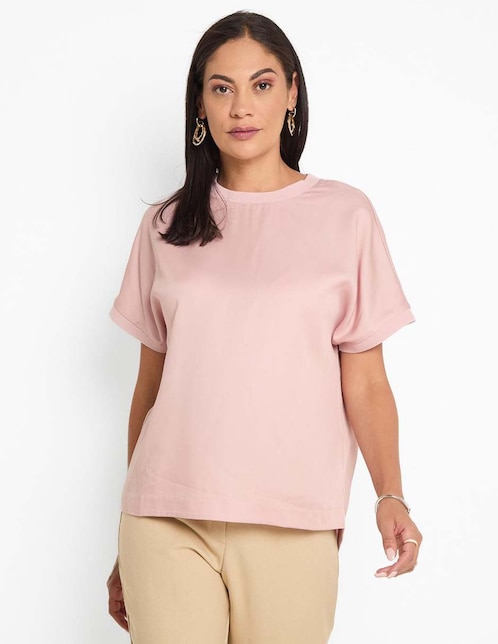 Blusa manga corta para mujer 1