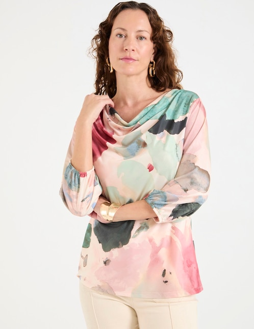 Blusa manga 3/4 para mujer 1