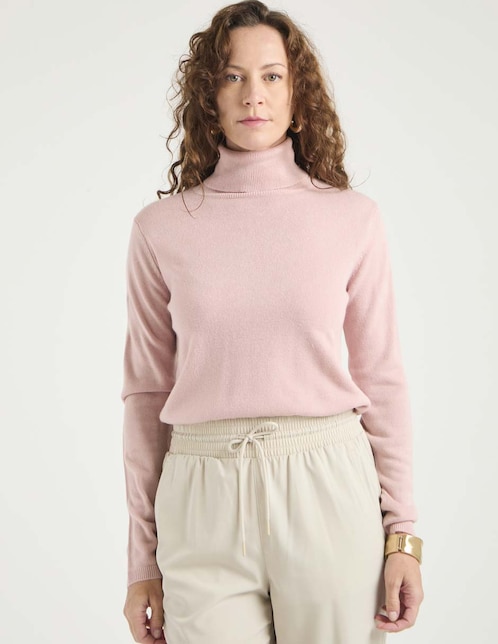 Suéter cuello tortuga para mujer 1