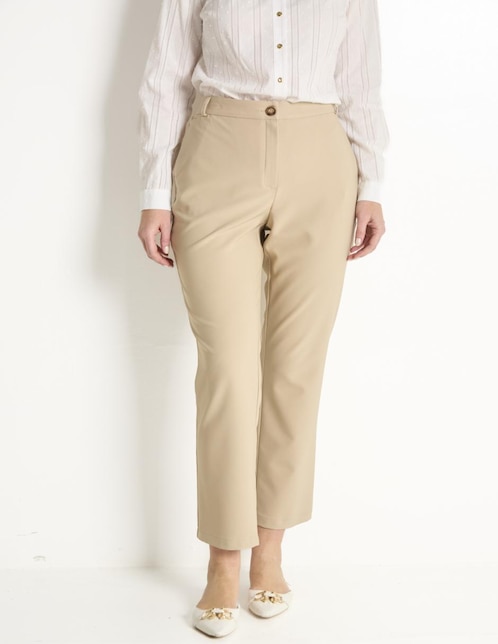 Pantalón de vestir slim para mujer 1