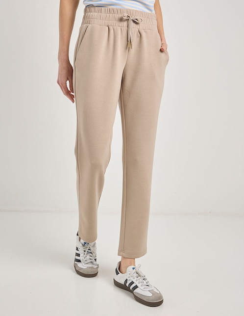 Pants slim con jareta para mujer 1