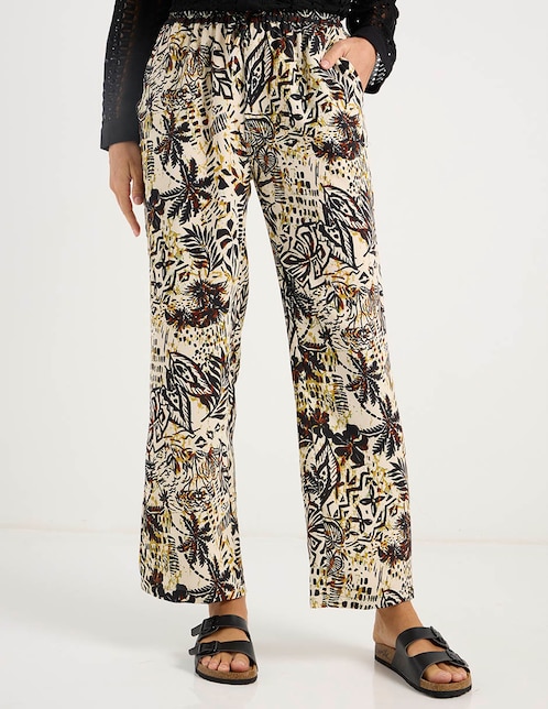 Pantalón easy pant La Mode straight para mujer