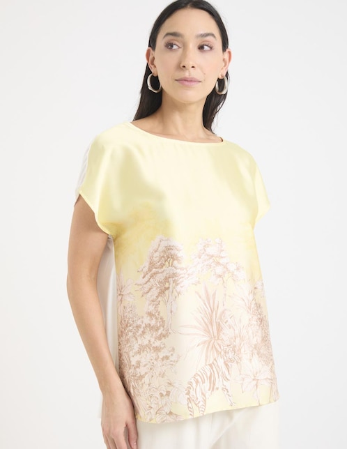 Blusa manga corta para mujer 1