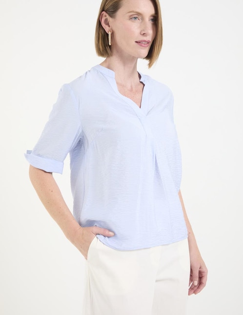 Blusa manga al codo para mujer 1