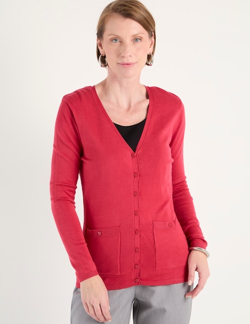 Suéter cuello V para mujer 1