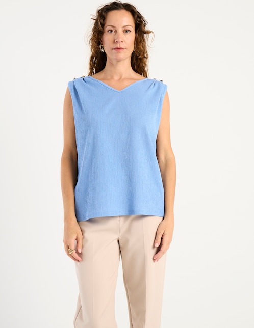 Blusa sin manga para mujer 1