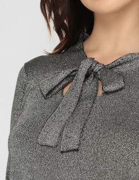 Suéter La Mode cuello con amarre para mujer