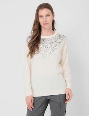 Suéter La Mode cuello redondo para mujer