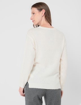 Suéter La Mode cuello redondo para mujer