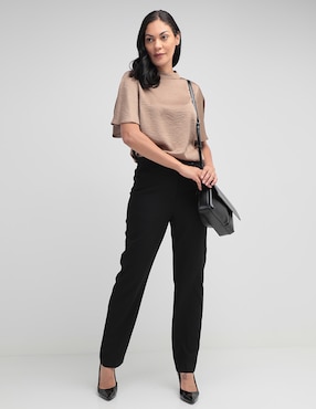 Pantalón capri slim para mujer