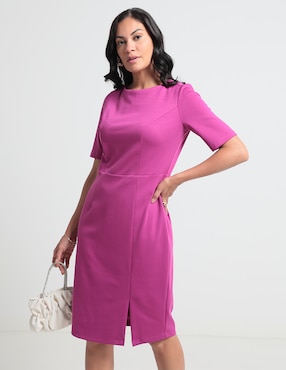 Vestido 3/4 Casual La Mode Para Mujer