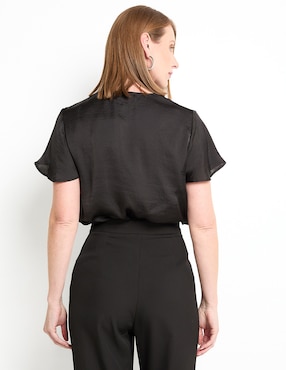 Blusa manga corta para mujer