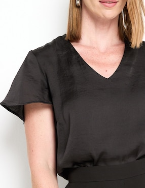 Blusa manga corta para mujer