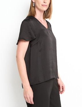 Blusa manga corta para mujer