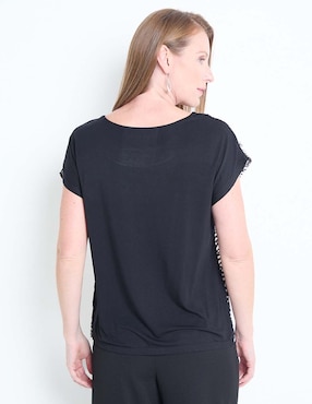 Blusa manga corta para mujer