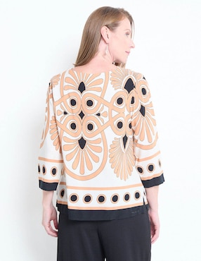 Blusa manga 3/4 para mujer