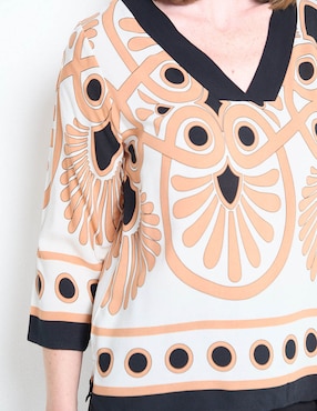 Blusa manga 3/4 para mujer
