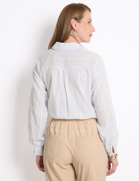 Blusa manga larga para mujer