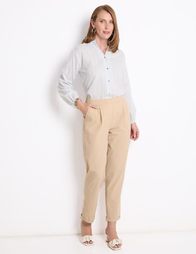 Blusa manga larga para mujer