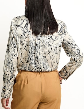 Blusa manga larga para mujer