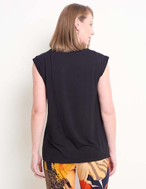 Blusa manga corta para mujer