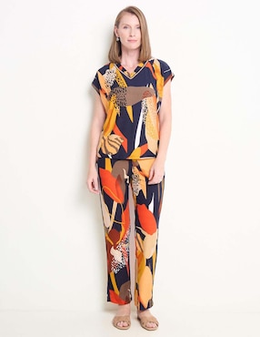 Pantalón La Mode slim para mujer