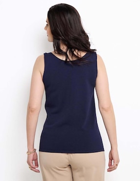 Blusa La Mode sin manga para mujer