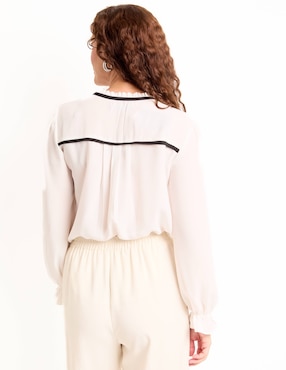 Blusa manga larga para mujer