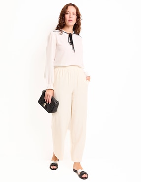 Blusa manga larga para mujer