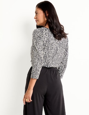 Blusa manga 3/4 para mujer